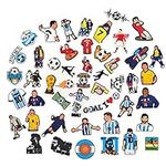 50PC Soccer Shoe Charms ，Football S