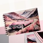 MESSKETEERS - Say Hey to Art - Travel Journal/Diary/Scrapbook - for Road Tips - Easy to Carry and Premium Papers