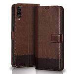 Winkel Premium Vegan Leather Dual Flip Magnetic Mobile Cover Case | Kickstand & Card Holder | 360 Degree Grip Protection| Wallet type with Magnetic Closure For Samsung Galaxy A50|A50s|A30s -(Brown with Coffee)