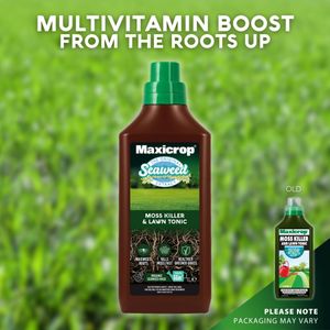 Maxicrop Moss Killer & Lawn Tonic 1L – Fast-Acting Seaweed Lawn Care