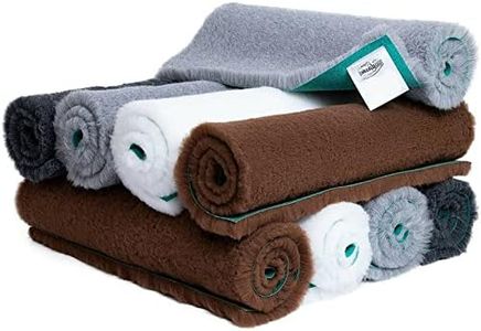 Vet Fleece Bedding | Vet Bed Original Greenback | Puppys and Dogs | Dog Bedding Ideal Whelping |48" x 30" (1.20m x 0.75m) - Grey | Durable | Quick Drying | Washable | Whelping Mat | Dog Bed