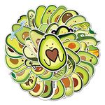 Avocado Waterproof Vinyl Stickers,50 PCS Stickers for Laptop Stickers Pack Decals for Water Bottle Car Cup Computer Guitar Skateboard Luggage Bike Phone,Avocado Stickers for Kids,Teens,Girls