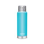 Milton Elfin 300 Thermosteel 24 Hours Hot and Cold Water Bottle, 300 ml, Light Blue