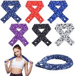 Xuhal 6 Pieces Cooling Neck Wraps C