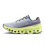 On Women's Cloudmonster Sneakers, Nimbus/Hay, 7.5