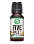 Creation Pharm Five Trees Aromatherapy Essential Oil Blend– Cinnamon, Frankincense, Clove, Lemon, Eucalyptus, Rosemary 15 ml, Diffusor Oil, Meditation, Purification