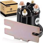 Geggkake EZGO TXT Solenoid, 48V Golf Cart Solenoid, Fit E-Z-GO Electric 48V TXT 2010-Up & All 48V MPT 800/1000 Vehicles Golf Cart, OEM# 612711