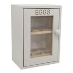 APOLLO THE HOUSEWARES BRAND 4936 Egg cabinet GREY, Wood, 12 x 18 x 25 cm