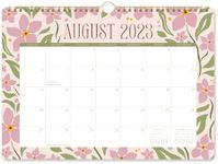 Orange Circle 2024 Flower Market Deluxe Wall Calendar