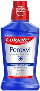 Colgate Peroxyl Mouth Sore Rinse, Mild Mint 16.9 oz (500 ml) Pack of 3