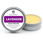 Lavender Beautiful Natural Solid Perfume 15ml Fragrance Balm Cruelty Alcohol Free Handmade in UK