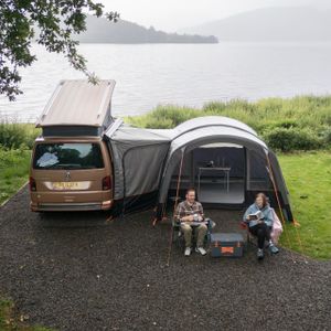 Vango Cove III Air Campervan Awning with Front Canopy – Inflatable, 4000mm Waterproof, Mid (215-255cm)