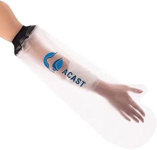 ACAST Waterproof Arm Cast Cover for Plaster Cast Arm, Shower & Bath, Reusable Hand Sleeve Dressing Protector for Broken Arm, Wrist, Elbow & Fingers