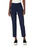 Ruby Rd. Women's Petite Pull-On Solar Millennium Super Stretch Pant, Navy, 14 Petite