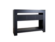 Furniture of America Lado Contemporary Console Table, Black