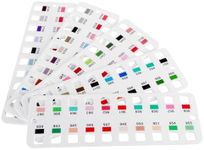 Hamtery 5Pcs White 3mm Acrylic Embroidery Floss Organizer, 20-Hole Cross Stitch Thread Holder Tool, Cross Stitch Supplies and Accessories for Cotton Thread Craft DIY Embroidery Storage (Set 4)