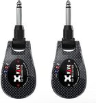Xvive U2 Guitar Wireless System 2.4GHz Wireless Guitar Transmitter and Receiver for Active Pickup Guitar,Amp,Bass,Volin (Carbon)