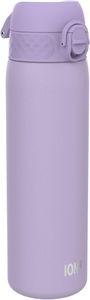 Ion8 Steel Water Bottle 600ml – Leak Proof, Flip Cover, Light Purple