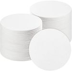 100 Sheets Round Microwave Kiln Papers Shelf Paper 4.7 Inch Ceramic Fiber Paper Insulation Ceramic Fiber Blanket Hot Melt Kiln Paper for Glass Fusing DIY Crafts Supplies