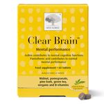 New Nordic Clear Brain, Natural Cognitive Enhancer & Brain Booster for Improved Focus, Memory & Concentration, 60 Tablets