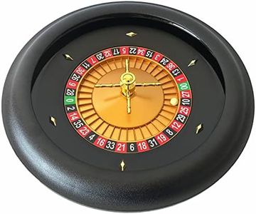 Yuanhe Deluxe Roulette Wheel Set - 18" Casino Grade Roulette Game Set with 2 Balls Pills,Very Smooth Spinning Action,Great for Home Game Night or Professional Use.