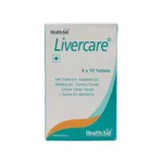HealthAid Livercare – Liver Detox Supplement with Milk Thistle, Dandelion, Choline & Inositol | Supports Healthy Liver Function & Metabolism | For Men & Women | 60 Tablets
