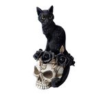 Alchemy Gothic Grimalkin Cat Unisex Sculptures Standard, polyresin,