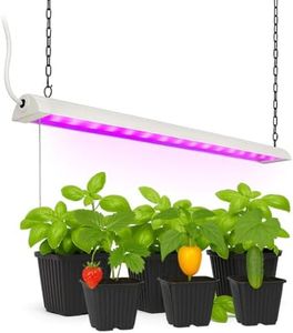 ENATECLITE LinkAble 4FT Grow Light - 42W Hanging Plant Light for Indoor Plants with Chain Switch & Extendable Coverage (Link up to 4) - Full Spectrum LED Grow Light for Greenhouse, Shelves, Tomatoes