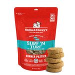 Stella & Chewy's Freeze Dried Dog Food for Adult Dogs, Surf & Turf Dinner, 15-Ounce Bag