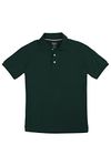 French Toast Men's Short Sleeve Pique Polo Shirt (Standard & Husky), Hunter Green, Small