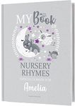 Personalised Baby Book of Traditional Nursery Rhymes, Keepsake Present, A4 Size, for 0-4 Years Old