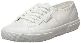 Superga Women's 2750-lamew Low-Top Sneakers, White Total White 956, 5 UK