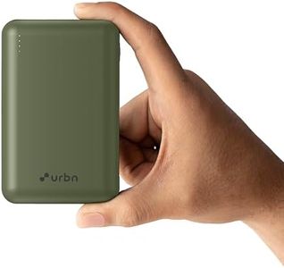URBN 20000 mAh Premium Nano Power Bank | 22.5W Super Fast Charging | Smallest Power Bank | Dual Type C Power Delivery (PD) Output + 1 USB Output for Quick Charge | Two-Way Fast Charge (Camo)