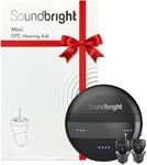Soundbright Mini | Premium Rechargeable Hearing Aid | Nearly Invisible with 3 Noise Cancelling Program (Mini Hearing Aid)
