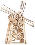 Wood Trick Windmill Model Kit to Build - 3D Wooden Puzzle, Assembly Toys, ECO Wooden Toy, Best DIY Toy - STEM Toys for Boys and Girls