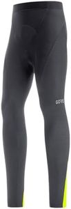 GORE WEAR Men's Thermo Cycling Tights Black/Neon Yellow
