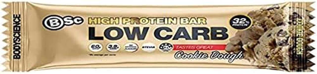 Body Science Cookie Dough Low Carb High Protein Bar 12 x 60 g