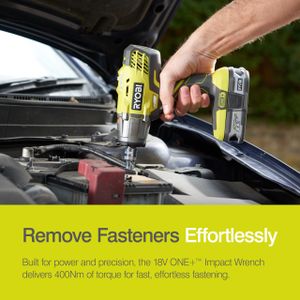 RYOBI 18V ONE+ Cordless Impact Wrench – 3-Speed, Bare Tool