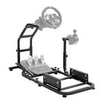 Anman Racing Simulator Frame Height Adjustable Driving Sim Frame Compatible with Logitech G25, G27, G29, G920 Gaming Cockpit G25/G27/G29/G920 Not Include Wheel Handbrake Shifter and Pedals
