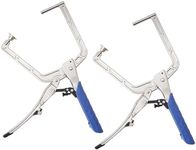 Dragonite Right Angle Clamp, 11 inch Pocket Hole Clamp Set, Quick Release 90 Degree Corner Clamps for Woodworking and Pocket Hole Joinery, 2pcs