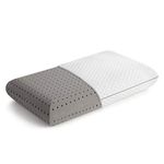 LINENSPA Bamboo Charcoal Ventilated Memory Foam Pillow - Activated Charcoal Infusion - Neck Support - Breathable - King