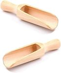 2x Large Wooden Scoop - 6 Inch Natural Beech Wood Scoop for Coffee, Flour, Bath Salt, Pepper, Sugar, Cereal, Spices - Multipurpose Spoon – MR. WOODWARE