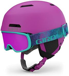 Giro Crue Combo Pack Kids Ski Helmet With Matching Goggles