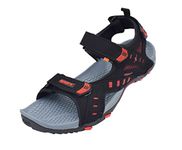 Sparx mens SS 485 | Latest, Daily Use, Stylish Floaters | Red Sport Sandal - 8 UK (SS 485)