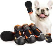 Aokown Dog Shoes for Medium Dogs, Anti-Slip Dog Boots for Winter Snow, Hot Pavement, Dog Booties & Paw Protectors for Hardwood Floors Size 5