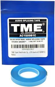 TME Open Reel Audio Splicing Tape 0.6cm X 25m in Logo Poly Pack for RMGI Quantegy Maxell AMPEX ATR Media AC1S89B1C