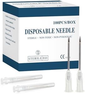 Waidno 16Ga 5/4 Inch (Individually Wrapped in Box of 100PCS) Disposable Luer Lock Laboratory Tools, 18Ga, 21Ga, 22Ga, 23Ga, 27Ga, 30Ga, 25Ga