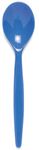 Harfield Blue Dessert Spoon (20cm) - Pack of 10 HQ Polycarbonate Plastic