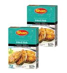 Shan Fried Fish Recipe and Seasoning Mix 1.76 oz (50g) - Spice Powder for Traditional Spicy Fried Fish - Suitable for Vegetarians - Airtight Bag in a Box (Pack of 2)