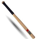 Rioff Wood Baseball Bat For Self Defence (Natural)